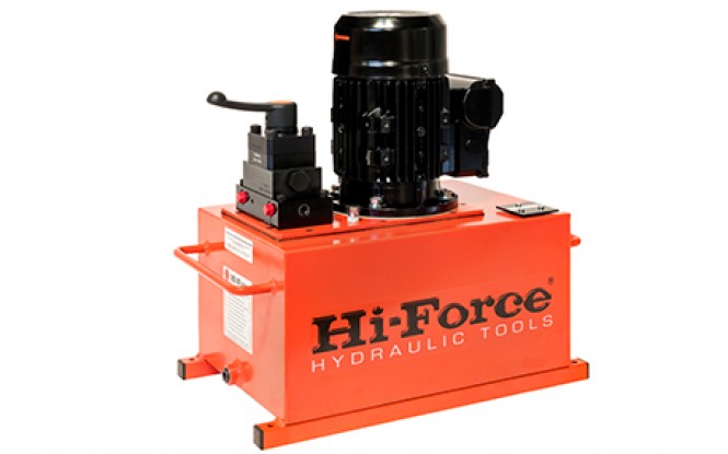 پمپ برقی (الکتریکی) هیدرولیکی تک فاز و سه فاز 700 بار دو سرعته مدل HEP3-Range ساخت هایفورس انگلستان